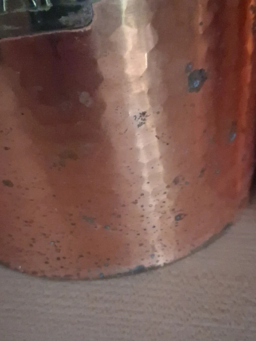 Vintage Copper Kitchen Canister Set - Coffee, Sugar, Flour, Tea For Decor Use.